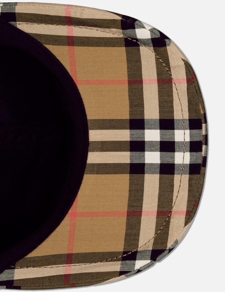 Burberry Nova-check Cotton Baseball Cap In Brown