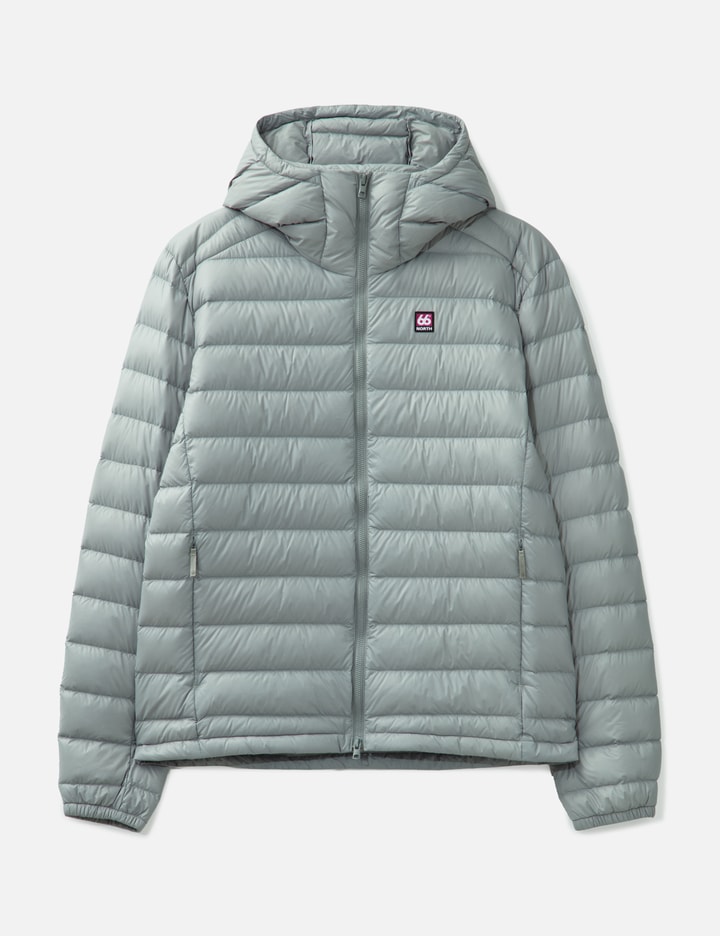 66°north Keilir Hooded Down Jacket In Gray
