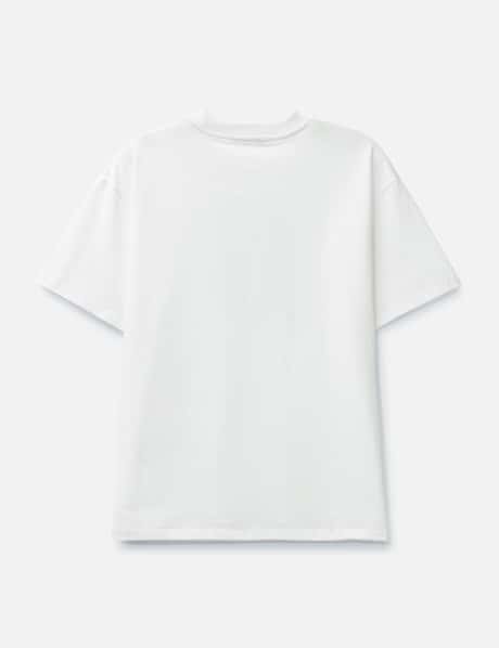 D Accent Crack Logo T-Shirts White view 8