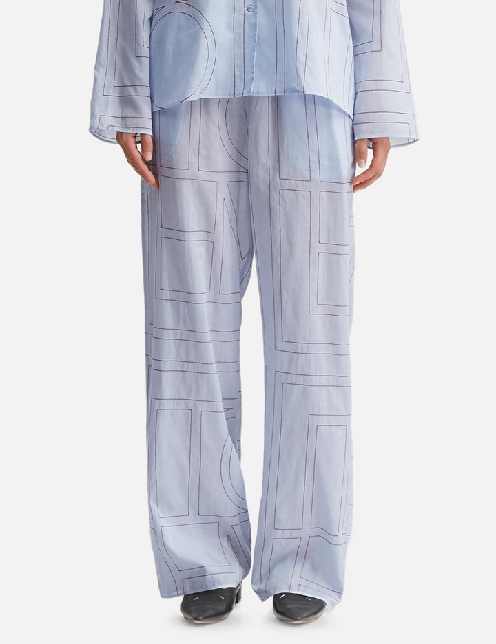 TOTEME Monogram Cotton-Blend PJ Bottoms