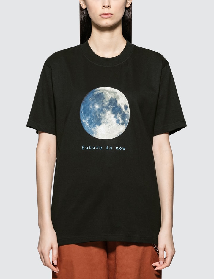Future Is Moon Black Short Sleeve T-shirt Placeholder Image