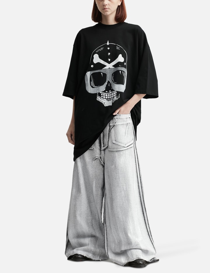 Lựu Dạn Radiation Dumpster Denim Jeans In Gray