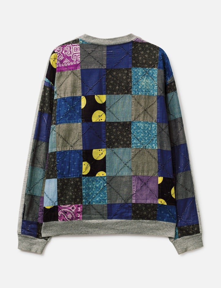 OP Fleece Rainbowy Quilt Two Tone Big Sweatshirt Placeholder Image