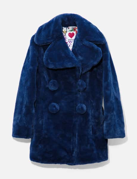 House of fluff House of Fluff BIOFUR™ 'Vintage' Peacoat