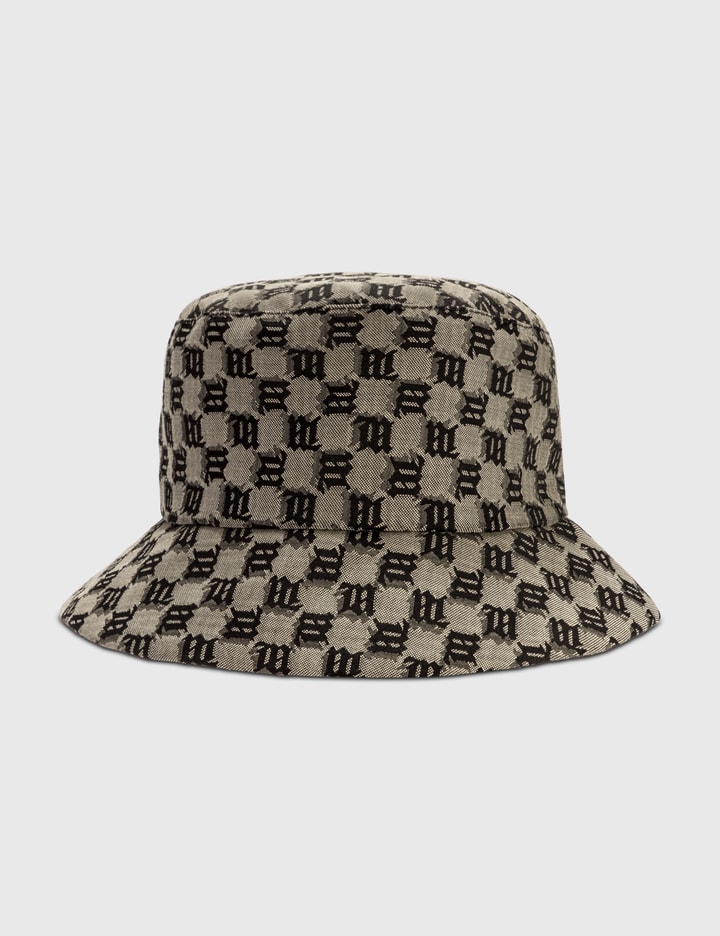 Misbhv Monogram Bucket Hat In Brown