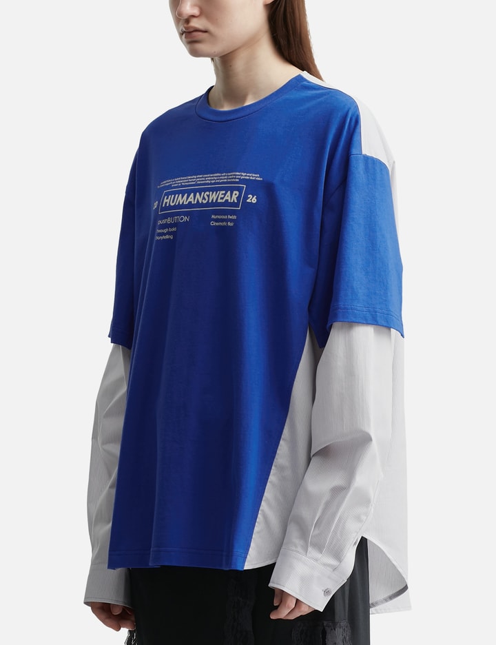 Blue Hybrid Layered Top Placeholder Image