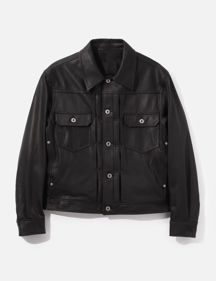 COOR Goat Skin Pocket Trucket Jacket