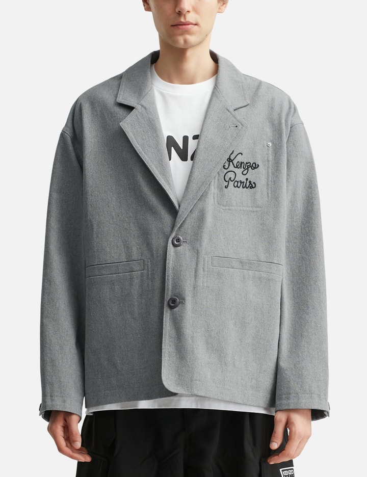 'Kenzo Paris Chainstitch' Embroidered Workwear Jacket Placeholder Image