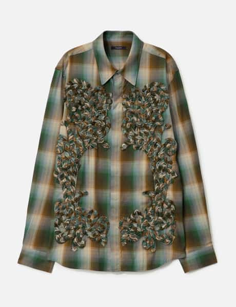TAAKK Check Embroidery Shirt