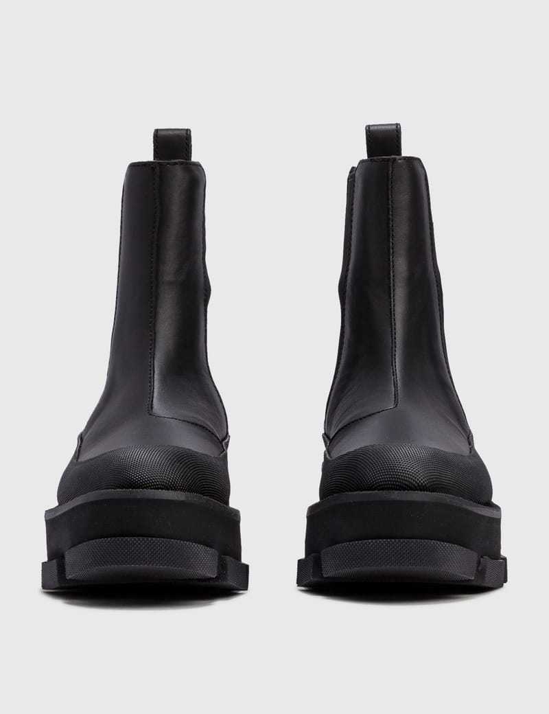 flat platform chelsea boots