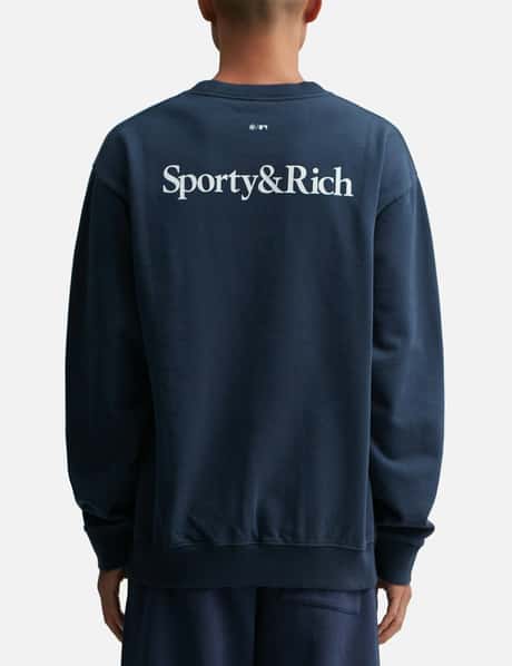 Sporty & Rich - Yankees Serif Crewneck | HBX - ハイプビースト 