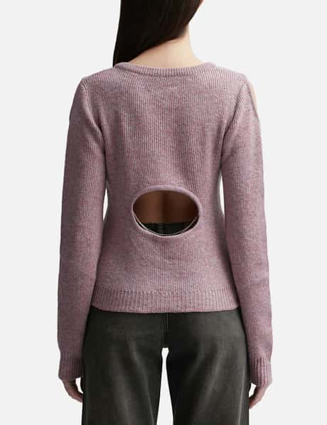 CUT-OUT MOHAIR CARDIGAN view 9