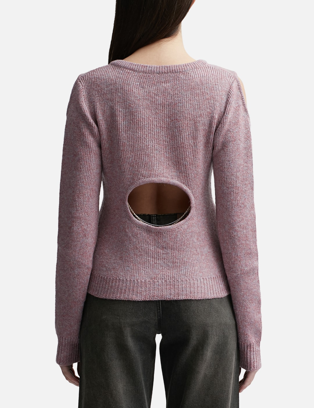 CUT-OUT MOHAIR CARDIGAN view 10