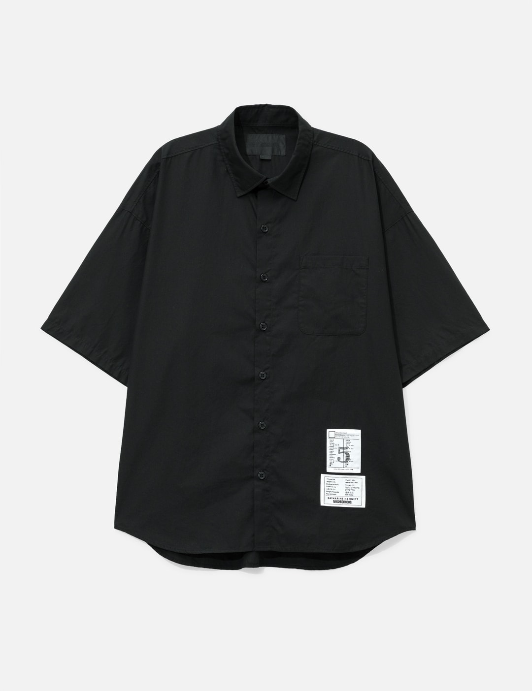 NEIGHBORHOOD X Katharine Hamnett BW Over Shirt Short Sleeves