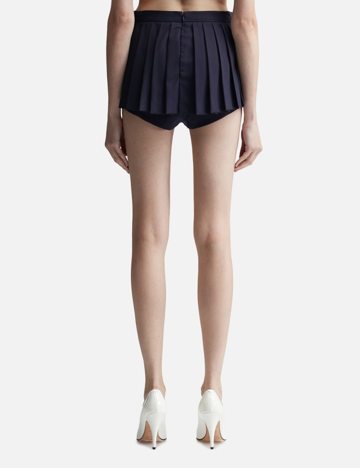 NAVY SIDE SLIT OPEN MICRO SKORTS Placeholder Image