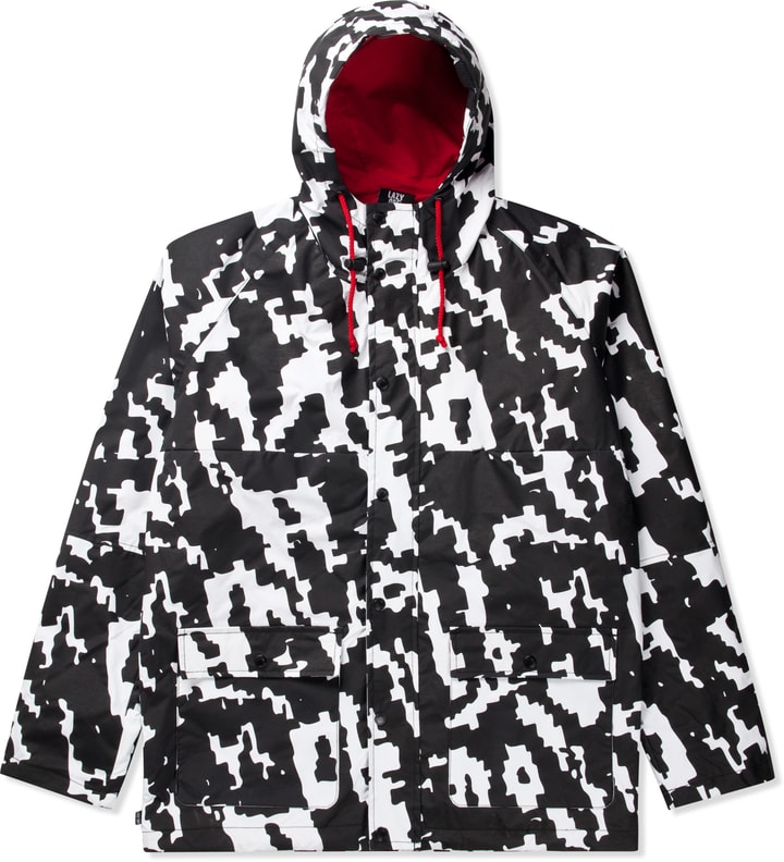 Black/White Digital Rain Mac Jacket Placeholder Image