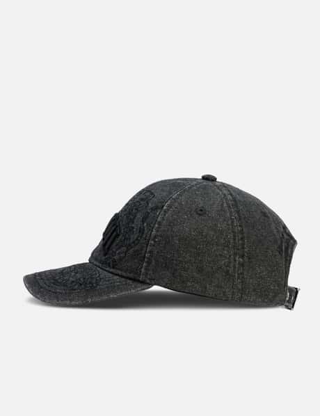 Washed Embroidery Denim Cap view 8