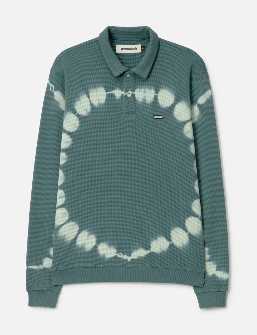 Mini Metal Logo Longsleeve Thermal Polo view 7