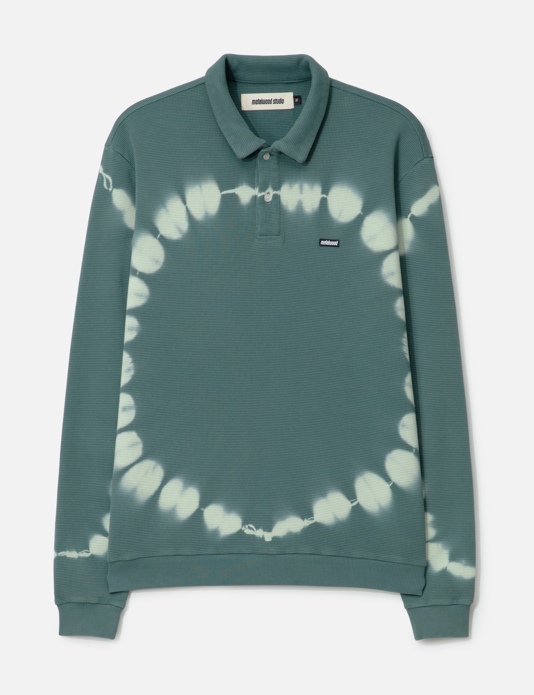 Mini Metal Logo Longsleeve Thermal Polo view 16