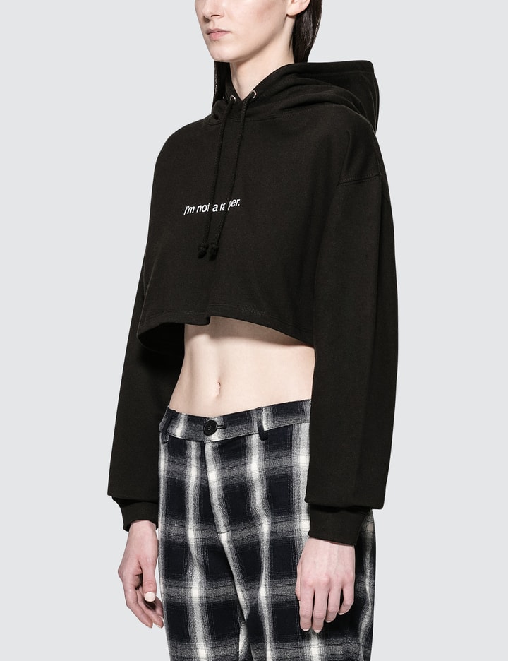 I'am Not A Rapper Crop Hoodie Placeholder Image