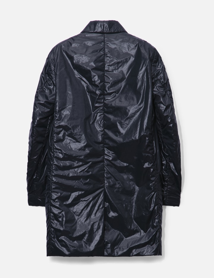 Shop Miu Miu Long Coat In Black