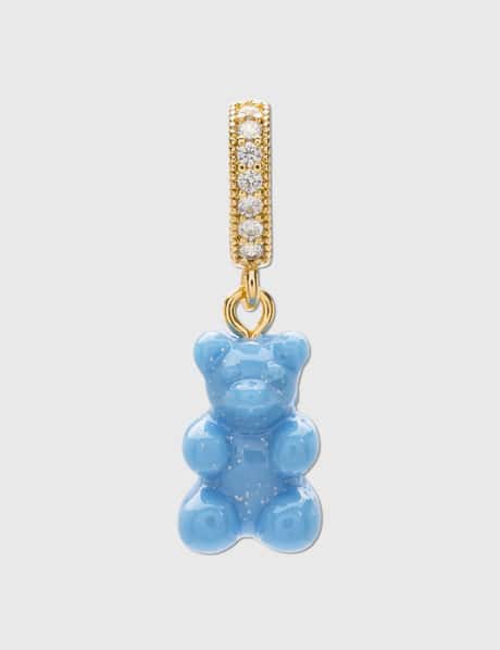 Crystal Haze Nostalgia Glitter Bear Pave Pendant