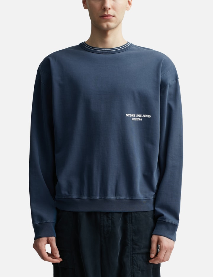 Marina_‘Old’ Treatment Crewneck Sweatshirt Placeholder Image