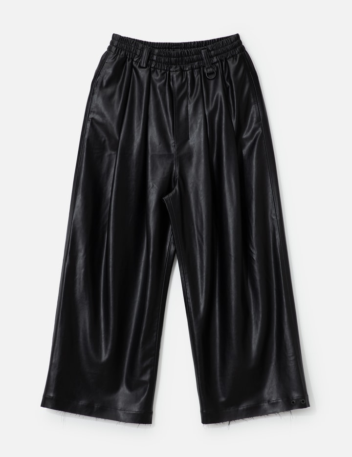 Team Wang Design Acceptance Faux Leather Trousers