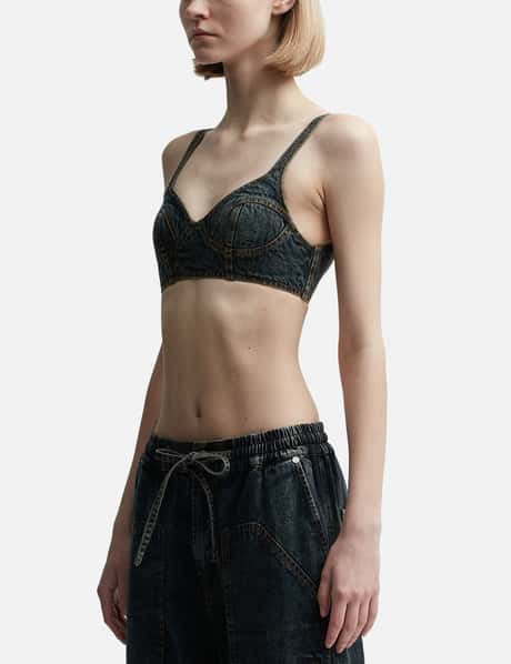DENIM BRALETTE view 7