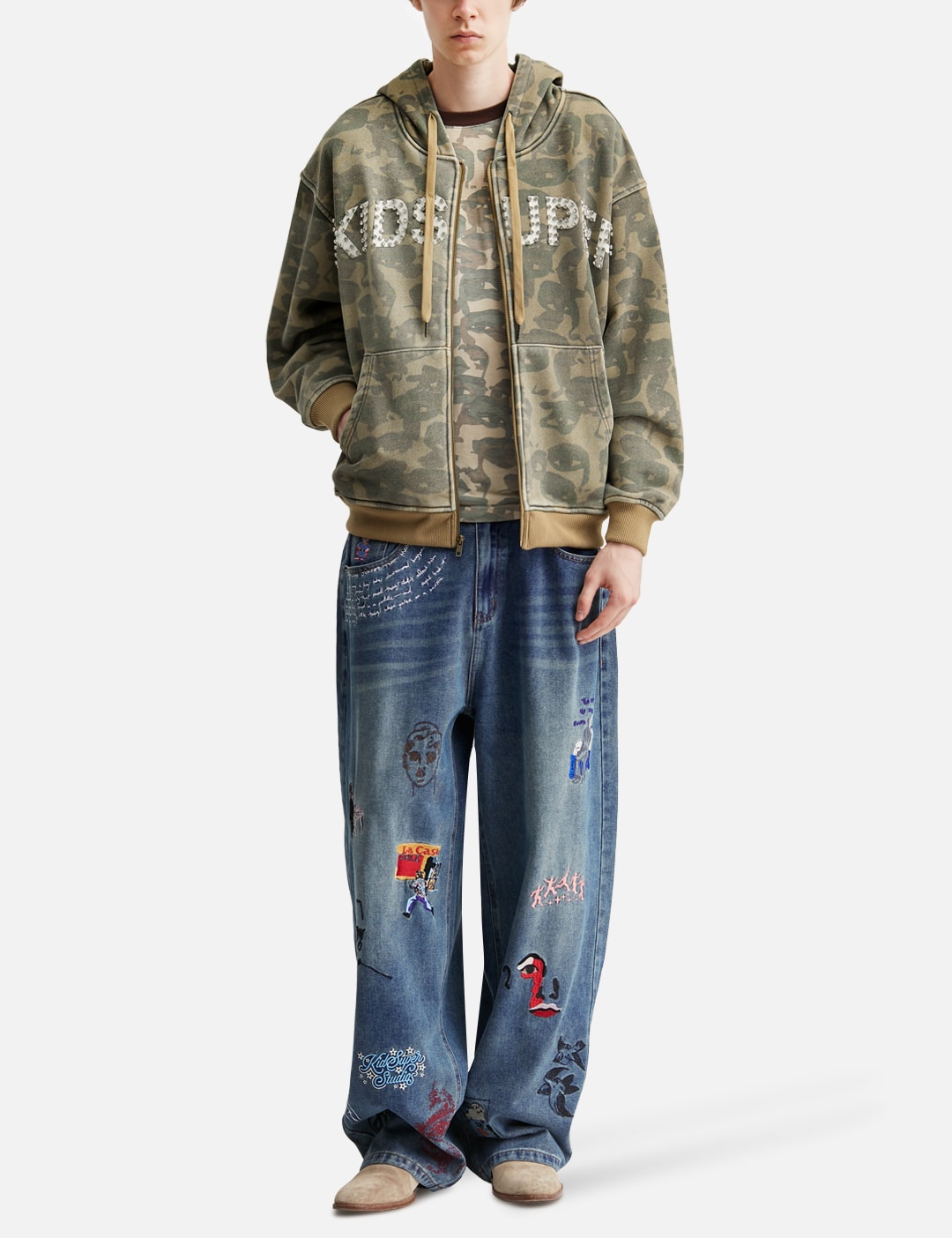 Face Camo Hoodie view 16