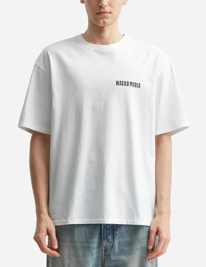 Tim Lehi / Washed Heavy Weight Crew Neck T-shirt ( Type-8 ) Placeholder Image