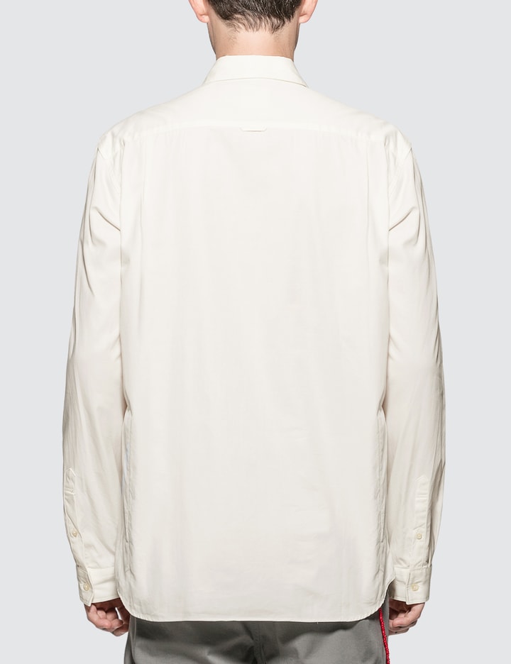 Gabardine Concealed Pocket Regular Collar Shirt Placeholder Image