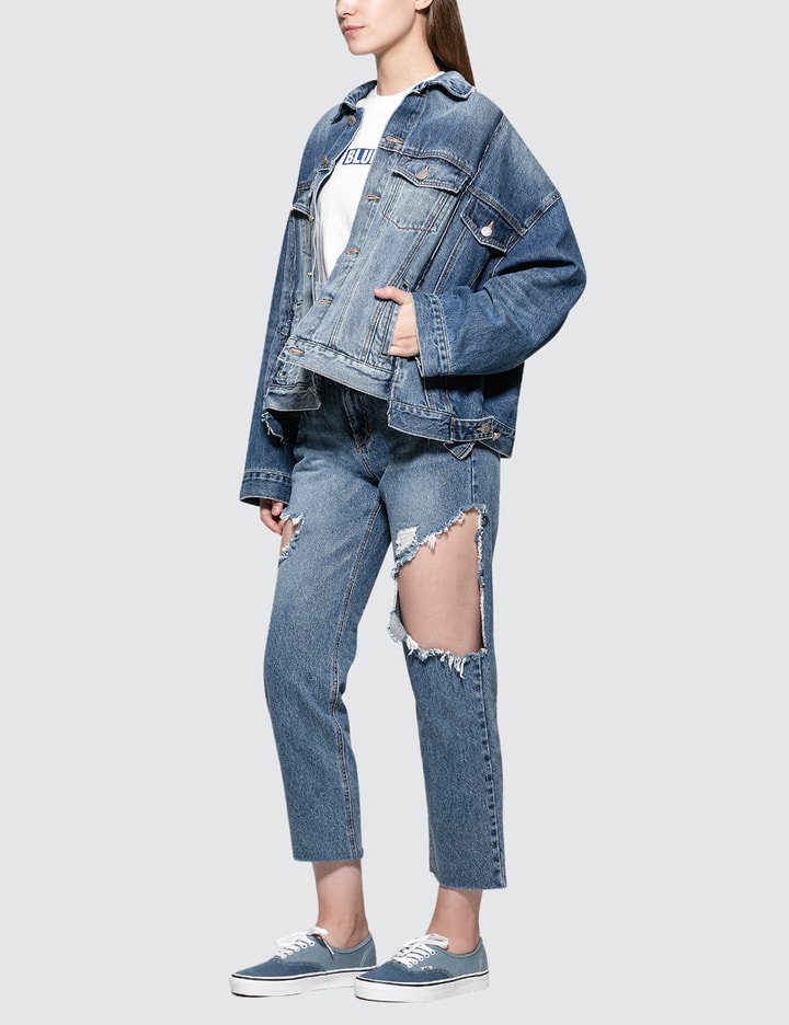 Side Cut Off Jeans Placeholder Image