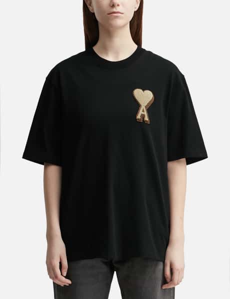 アミ パリス Cotton Ami De Coeur T-shirt