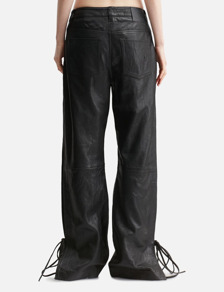 Baggy String Leather Trousers Placeholder Image