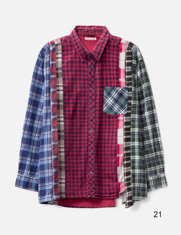 7 Cuts Wide Flannel Shirt Placeholder Image