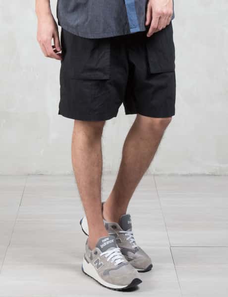 Snow Peak - Indigo C/N Anorak Shorts | HBX - ハイプビースト 