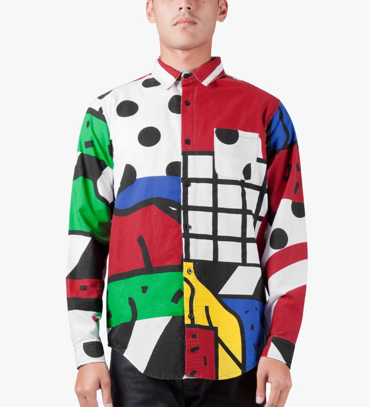Multi Glitch L/S Shirt Placeholder Image