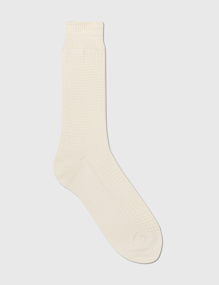 Cotton Waffle Crew Socks Placeholder Image