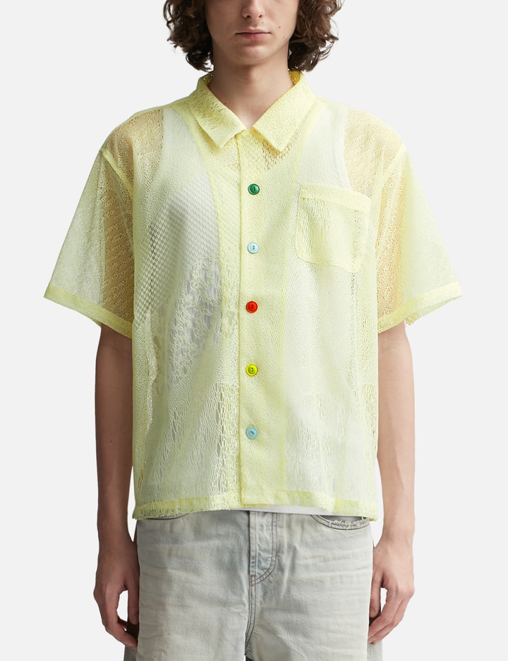 ENGINEERED MESH SHORT SLEEVE BUTTON UP Placeholder Image