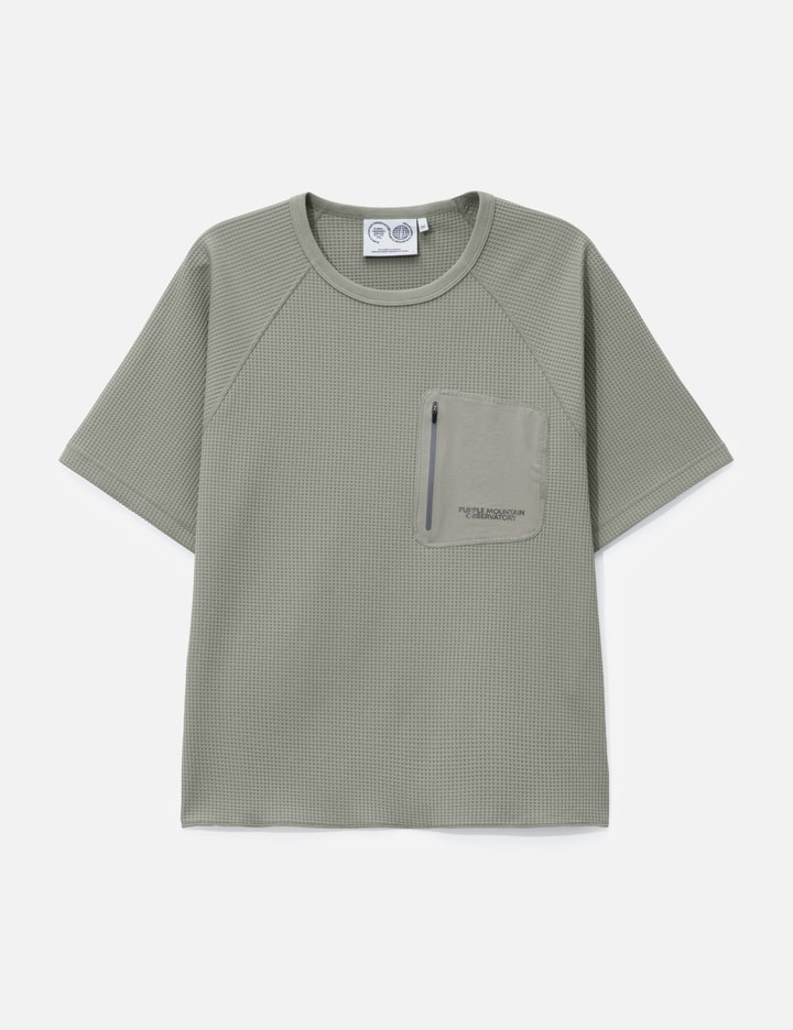 Purple Mountain Observatory Waffle Short Sleeve Crew