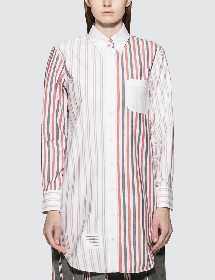 Fun Mix Wide Stripe Flannel Shirt Placeholder Image