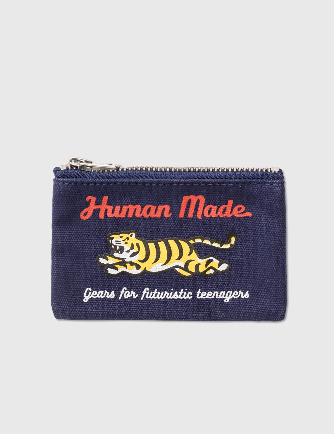 Shop HUMAN MADE Unisex Leather Small Wallet Logo Card Holders by MitaStyle