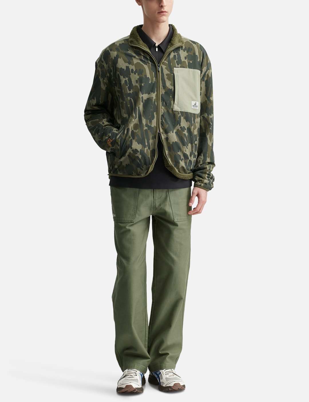 Tour Divot Camo Sherpa Jacket view 20
