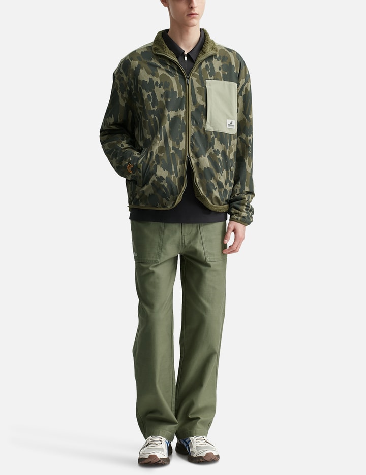 Malbon Golf Tour Divot Camo Sherpa Jacket