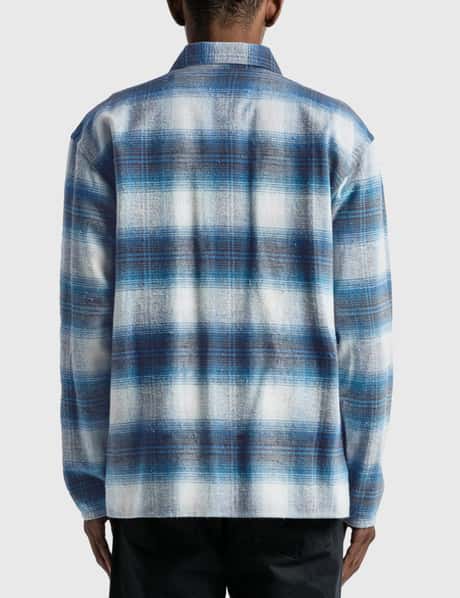 Fucking Awesome - Full Zip Flannel Long Sleeve Shirt | HBX  