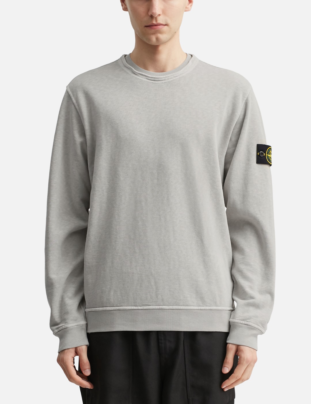 Malfilé Fleece 'Old' Effect Crewneck Sweatshirt view 18
