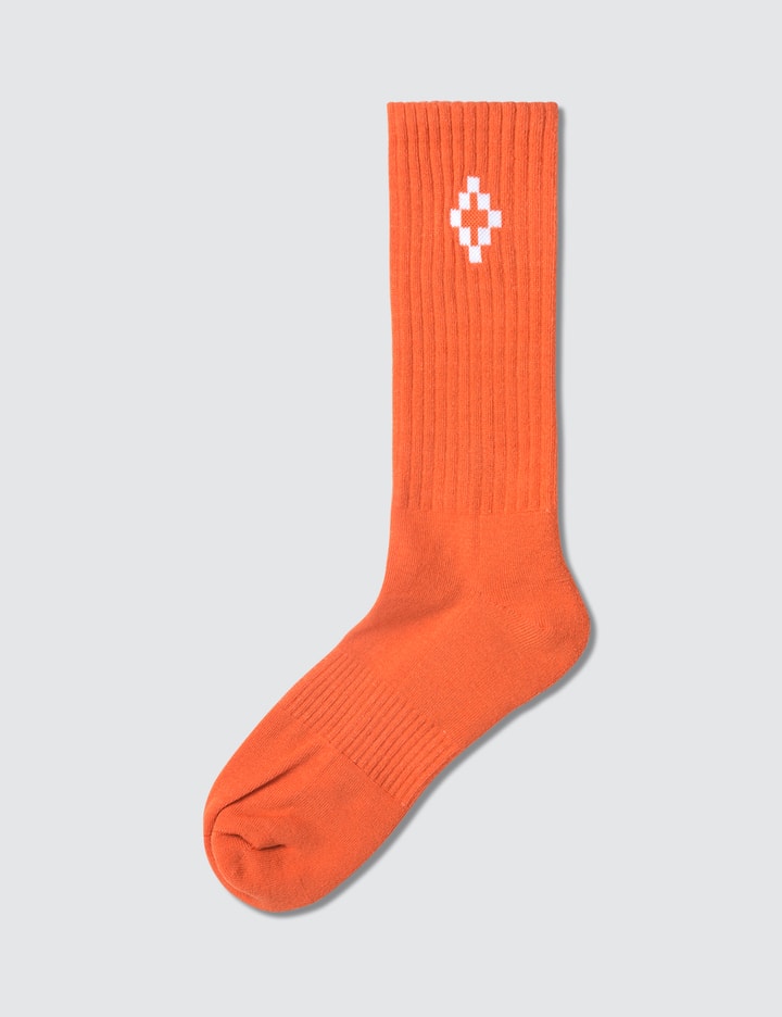 Cross Sideway Midhigh Socks Placeholder Image