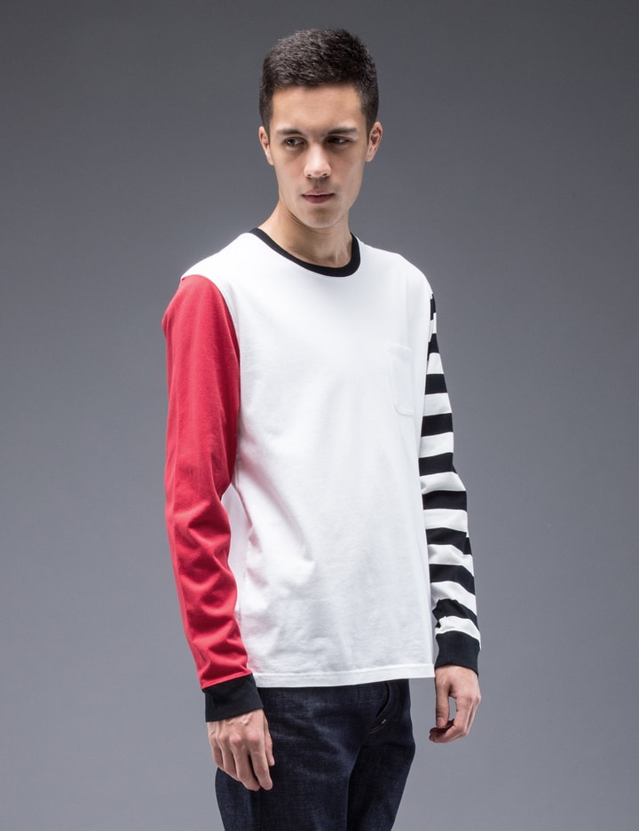 "Emerick" Mixed Pattern L/S T-Shirt Placeholder Image