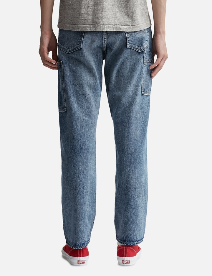 Shop Human Made Straight Denim Pants In Blue